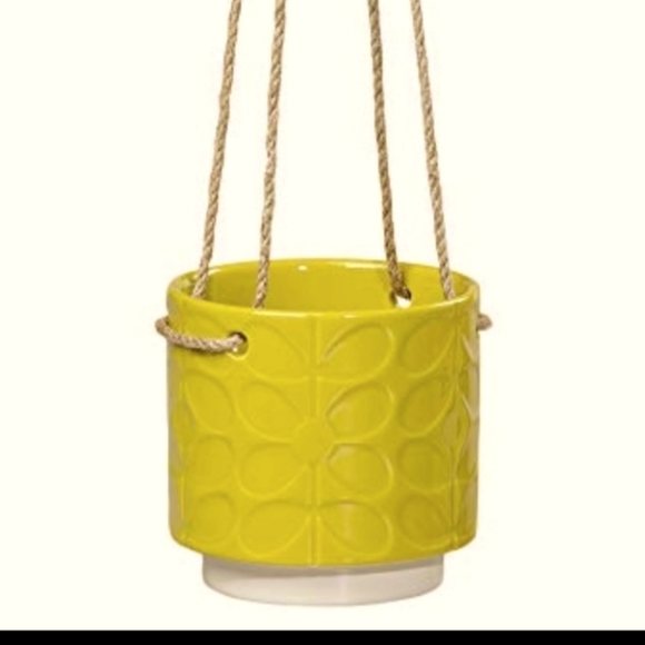 Orla Kiely Other - Orla Kiely hanging ceramic plant pot- NIB